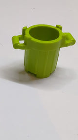 NEU Behälter, Mülleimer mit 4 Deckelhaltern lindgrün