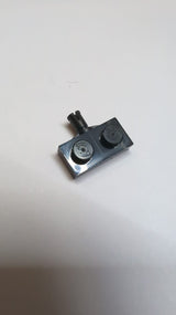 NEU Platte, modifiziert 1 x 2 mit Radhalter, schwarz