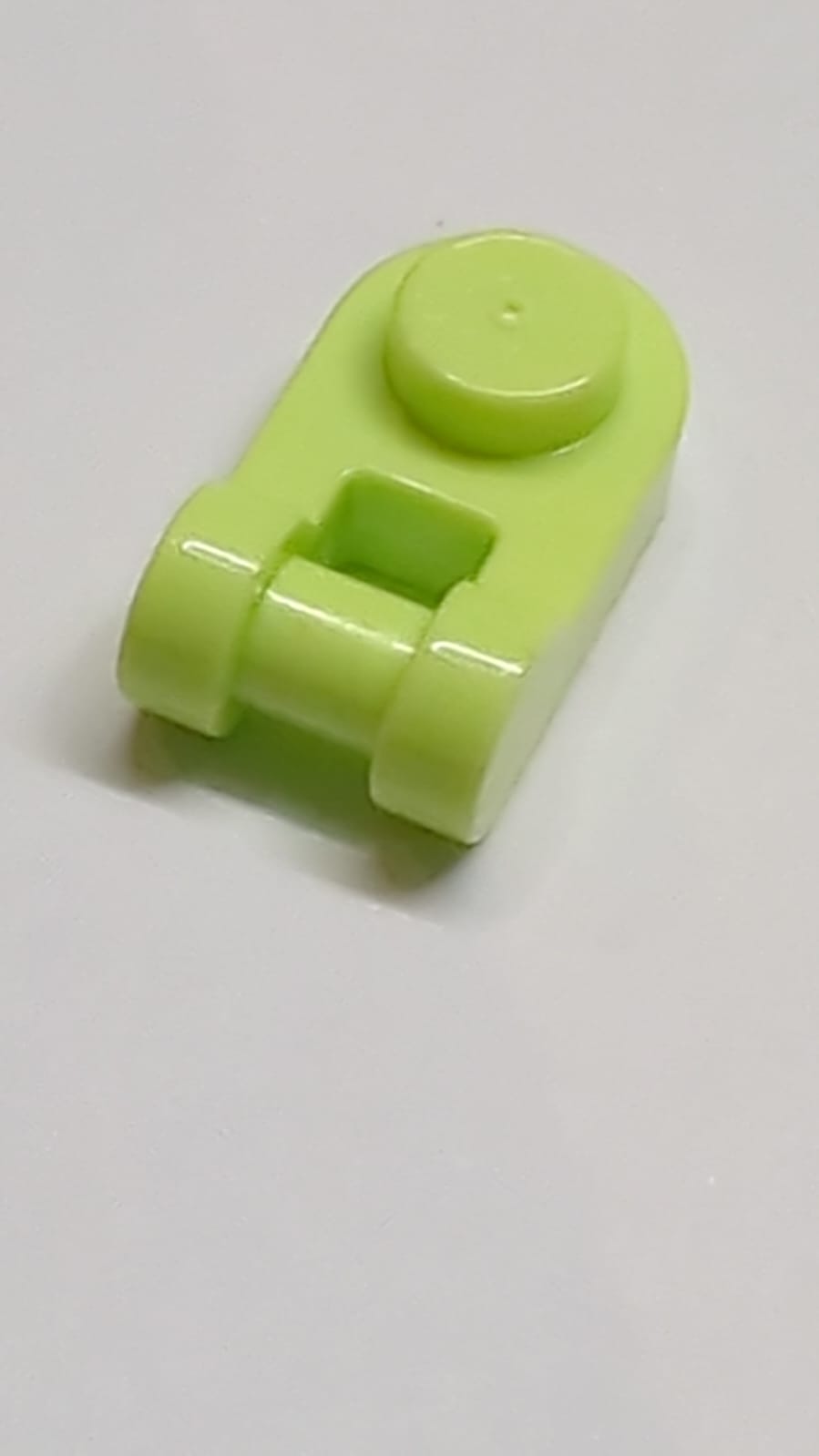 NEU Platte, Rund 1 x 1 mit Stangenhalter mintgrün