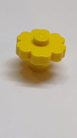 NEU Pflanze Blume 2 x 2 Abgerundet - Solide Noppe gelb