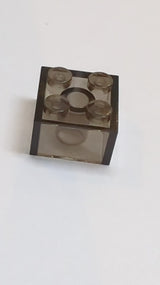 2x2 Stein transparent schwarz (alt)