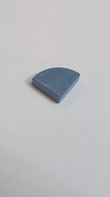 NEU Fliese, Rund 1 x 1 Viertel sandblau