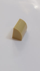 NEU modifizierter Stein, gebogen 1 x 2 x 1 beige