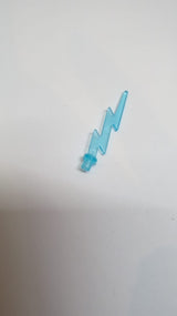 NEU Blitz Wave Angular Single mit Lenkerende (Blitzschlag) transparent hellblau
