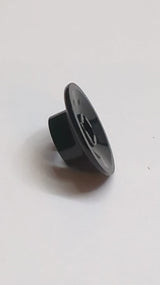 NEU Zugrad klein, Loch für Radhalterstift kerbenartig schwarz