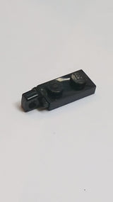 NEU Scharnierplatte 1 x 2 Verriegelung mit 1 Finger am Ende ohne unteren Schlitz schwarz