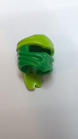 NEU Ninjago-Kopfbedeckung Wrap Typ 4 mit geformtem hellgrünem Stirnbandmuster grün