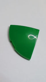 NEU Bogenstein 2 x 2 x 2/3 Ecke abgerundet grün