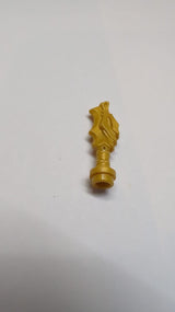 Minifigur, Waffenschwertgriff mit Drachkopf pearlgold