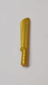 Minifig, Waffe Machete pearlgold