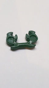 Minifigur Zubehör Ninja Helm Hörner dunkelgrün