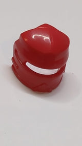 Minifigur, fantasievises Visier für Santis rot