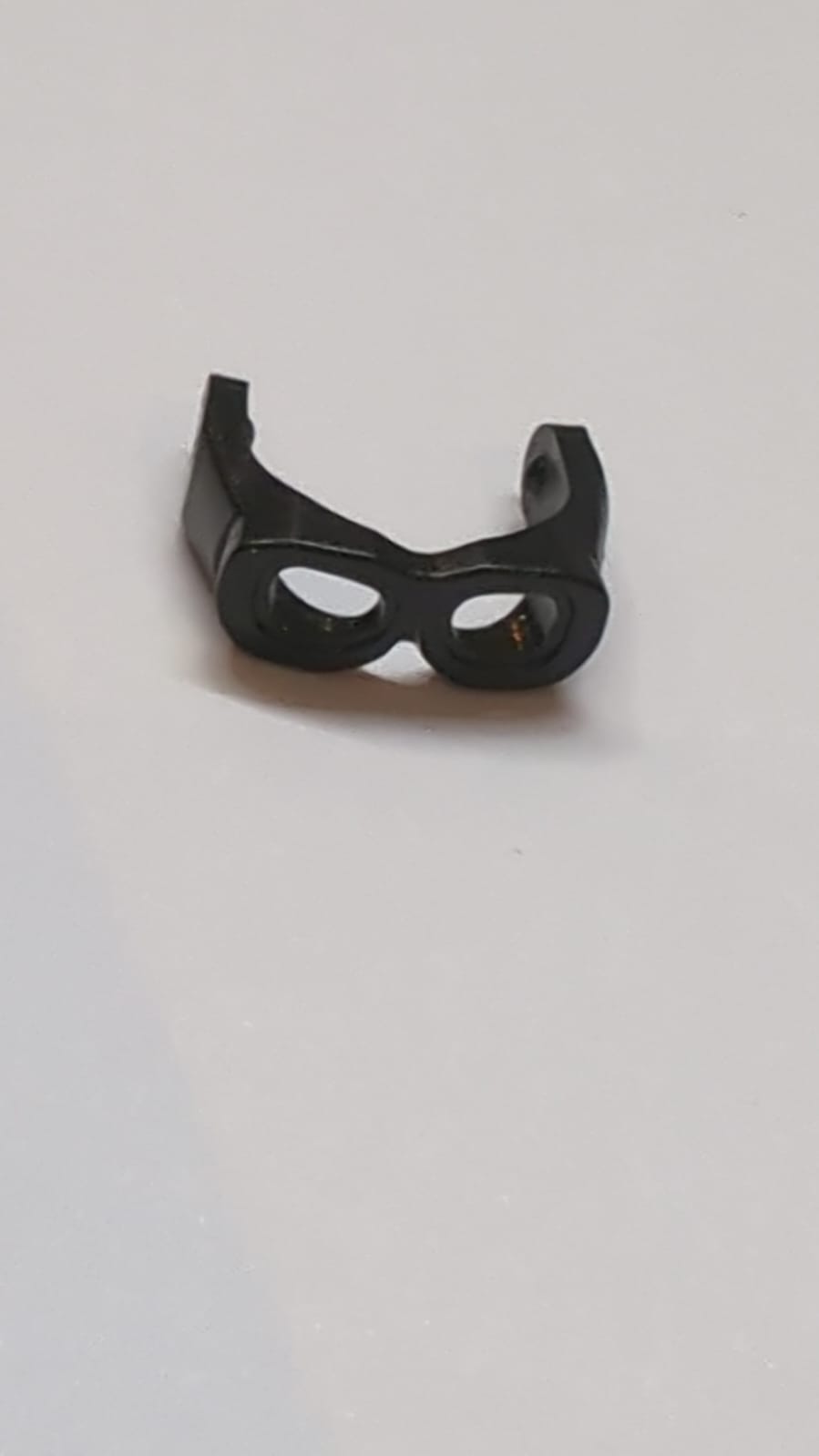 Minifigur, Visierbrille schwarz