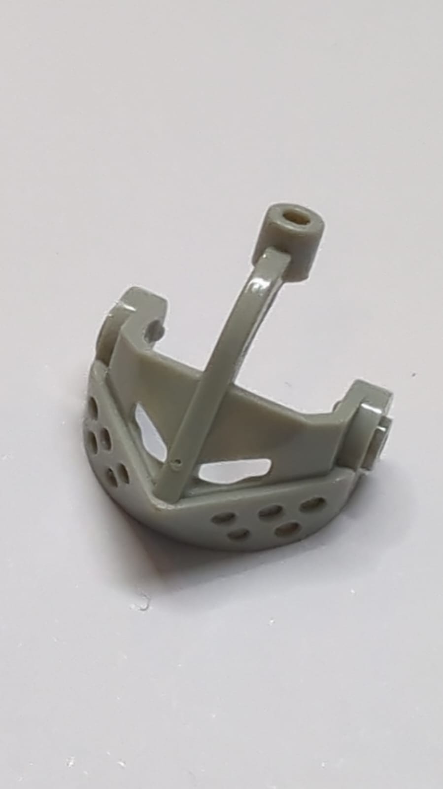 Minifigur, Visier spitz althellgrau