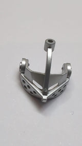 Minifigur, Visier spitz metallic silber