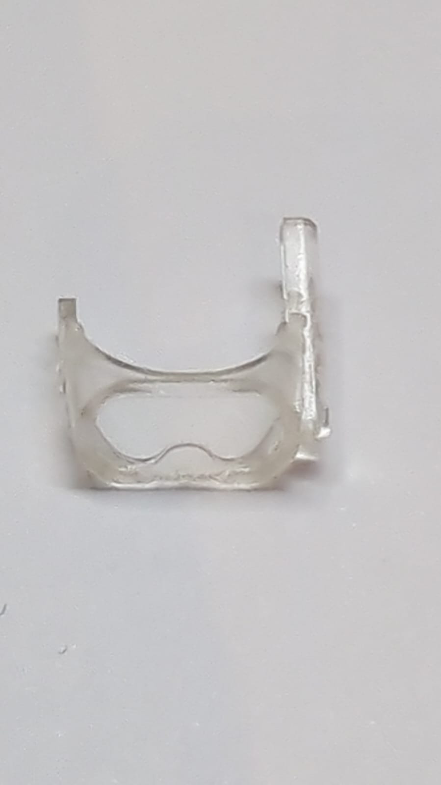 Minifigur, Taucherbrille mit Visier transparent weiß