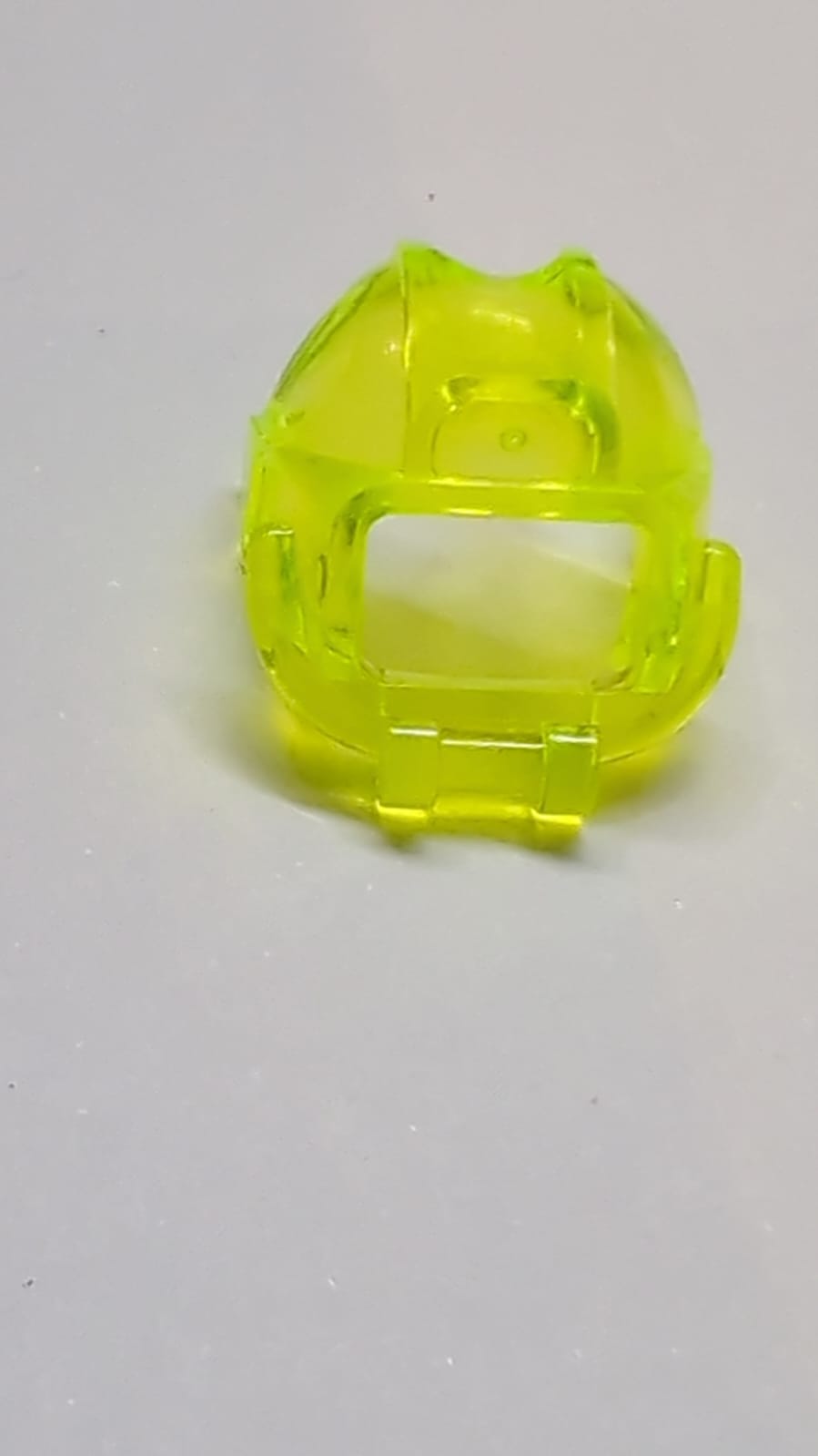 Minifigur, Visier Unterwasser transparent neongrün