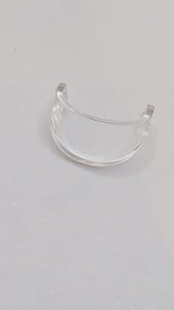 Minifigur, Standard-Visier transparent weiß