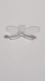 NEU Minifiguren-Flügel Insekt erweitert mit Halshalterung transparent klar