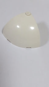 NEU Stein, Rund Ecke 4 x 4 x 2 2/3 Kuppeloberseite weiß