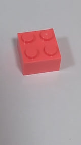 NEU Stein 2 x 2 koralle
