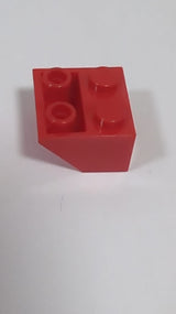 NEU Schräge, invert 45 2 x 2 mit flachem unteren Stift rot