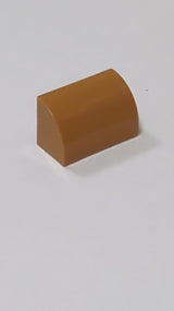 NEU modifizierter Stein, gebogen 1 x 2 x 1 nougat (medium)