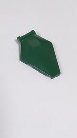 NEU Windschutzscheibe 6 x 4 x 1 Sechseckig mit Stangengriff dunkelgrün