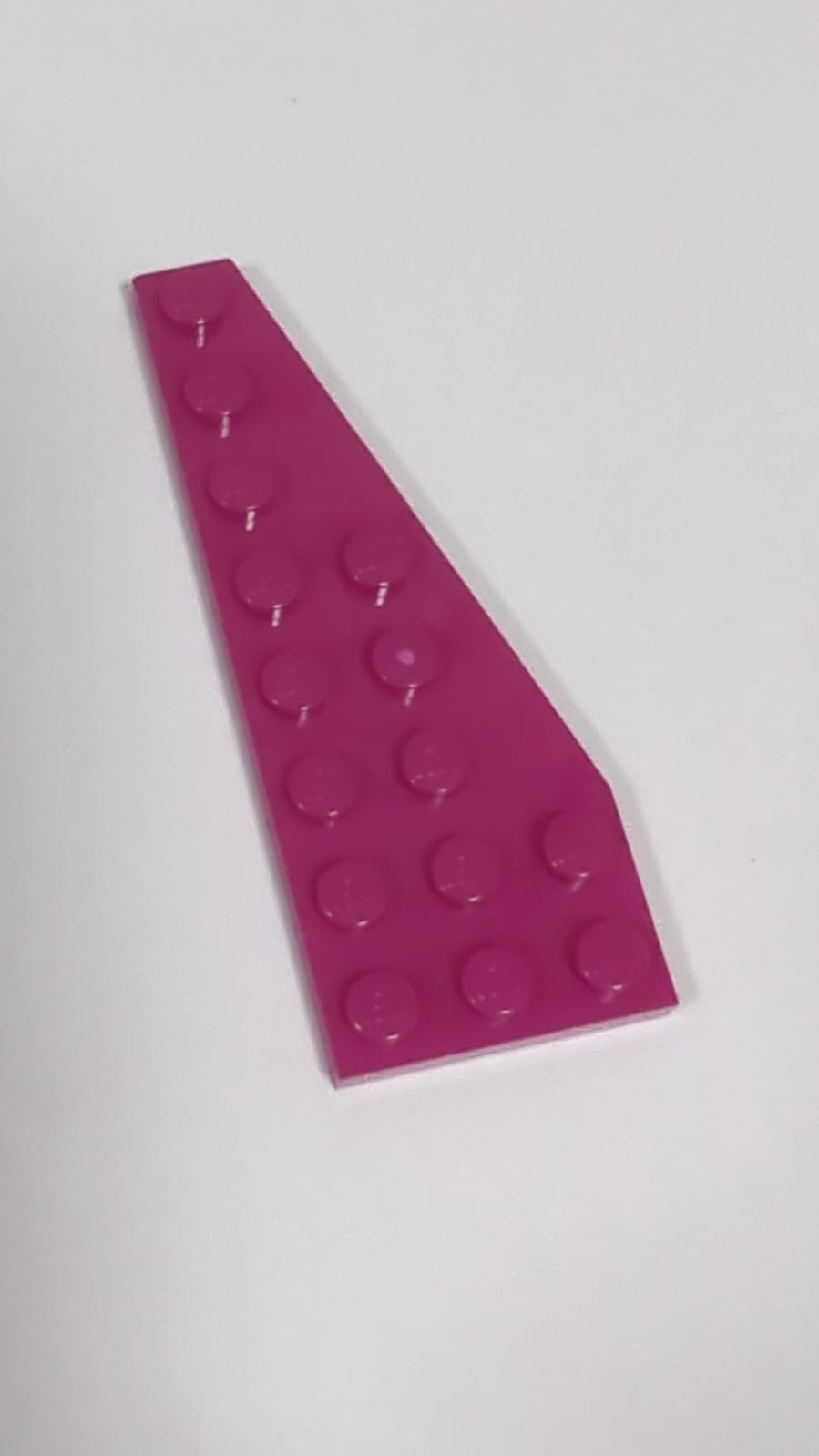 NEU Platte modifiziert, Flügel 8 x 3 Pentagonal rechts magenta