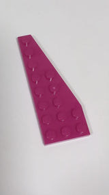 NEU Platte modifiziert, Flügel 8 x 3 Pentagonal rechts magenta