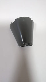 NEU Kegel, halb 4 x 2 x 3 neudunkelgrau