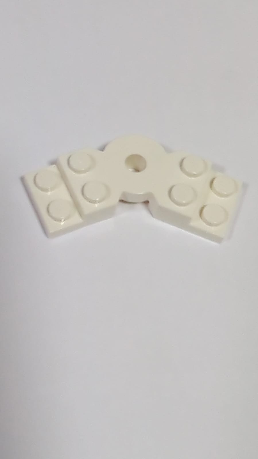 NEU Platte, modifiziert 2 x 6 x 2/3 gebogen weiß