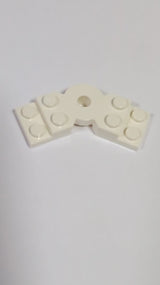 NEU Platte, modifiziert 2 x 6 x 2/3 gebogen weiß