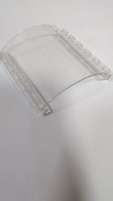 NEU Paneel 6 x 5 x 3 1/3 gebogene Oberseite transparent weiß