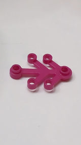 4x3 Pflanzenblätter Zweig magenta