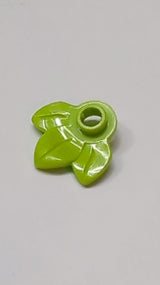 1x1 rund, Pflanze mit 3 Blättern lindgrün