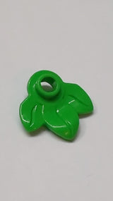 1x1 rund, Pflanze mit 3 Blättern mediumgrün