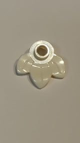 NEU 1 x 1 Pflanzenblatt, 3fach weiß