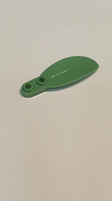 NEU Pflanzenplatte, Rund 1 x 2 mit Blatt sandgrün