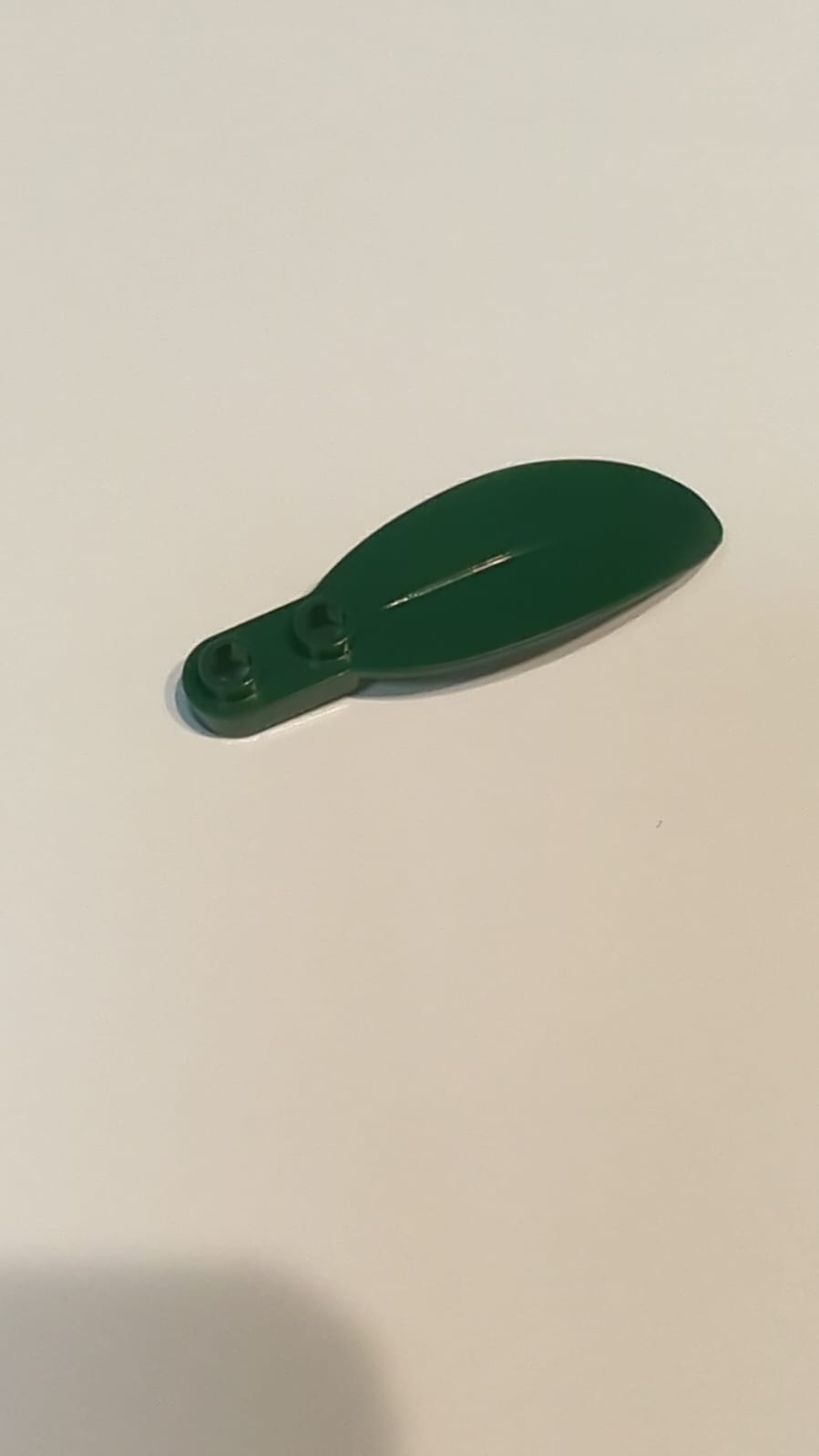 NEU Pflanzenplatte, Rund 1 x 2 mit Blatt dunkelgrün