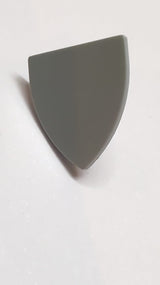 Schild Triangular, kurz uni neuhellgrau