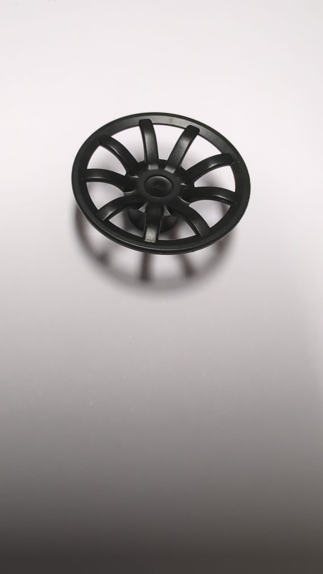 NEU Radkappe mit 9 Speichen - 24mm D. - für Räder 55982 und 56145 schwarz