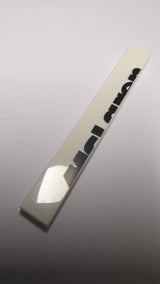 NEU Fliese 1 x 8 mit schwarzem ‚McLaren‘-Oberhälften-Muster weiß