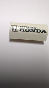 NEU Slope, Curved 2 x 4 x 1 1/3 with 4 Recessed Studs with (POWERED by HONDA) Logo Pattern weiß white