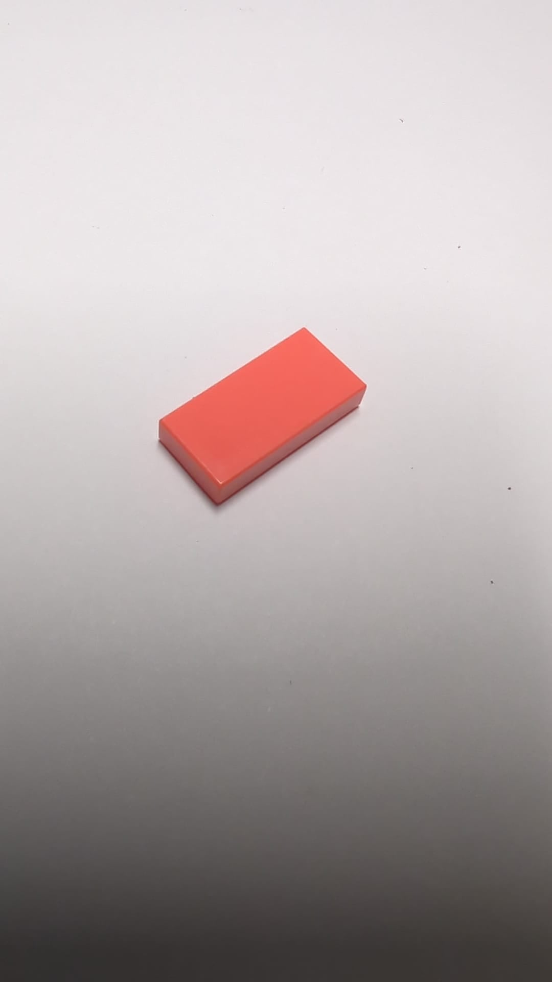 NEU Fliese 1 x 2 koralle