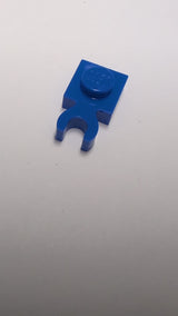NEU Plate, Modified 1 x 1 with Open O Clip Thick (Vertical Grip) blau