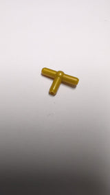 NEU Pneumatik T Stück zweite Version ( mit Ball in Zentrum) pearlgold