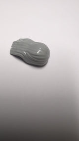 NEU Minifigur, lange Haare, mittig gescheitelt neuhellgrau