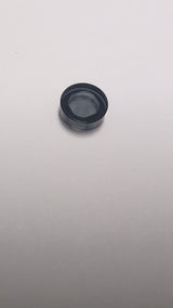 NEU Fliese, rund 1 x 1 transparent schwarz (neu)