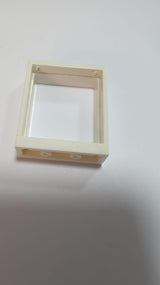 NEU Fenster 1 x 3 x 3 flache Vorderseite weiß
